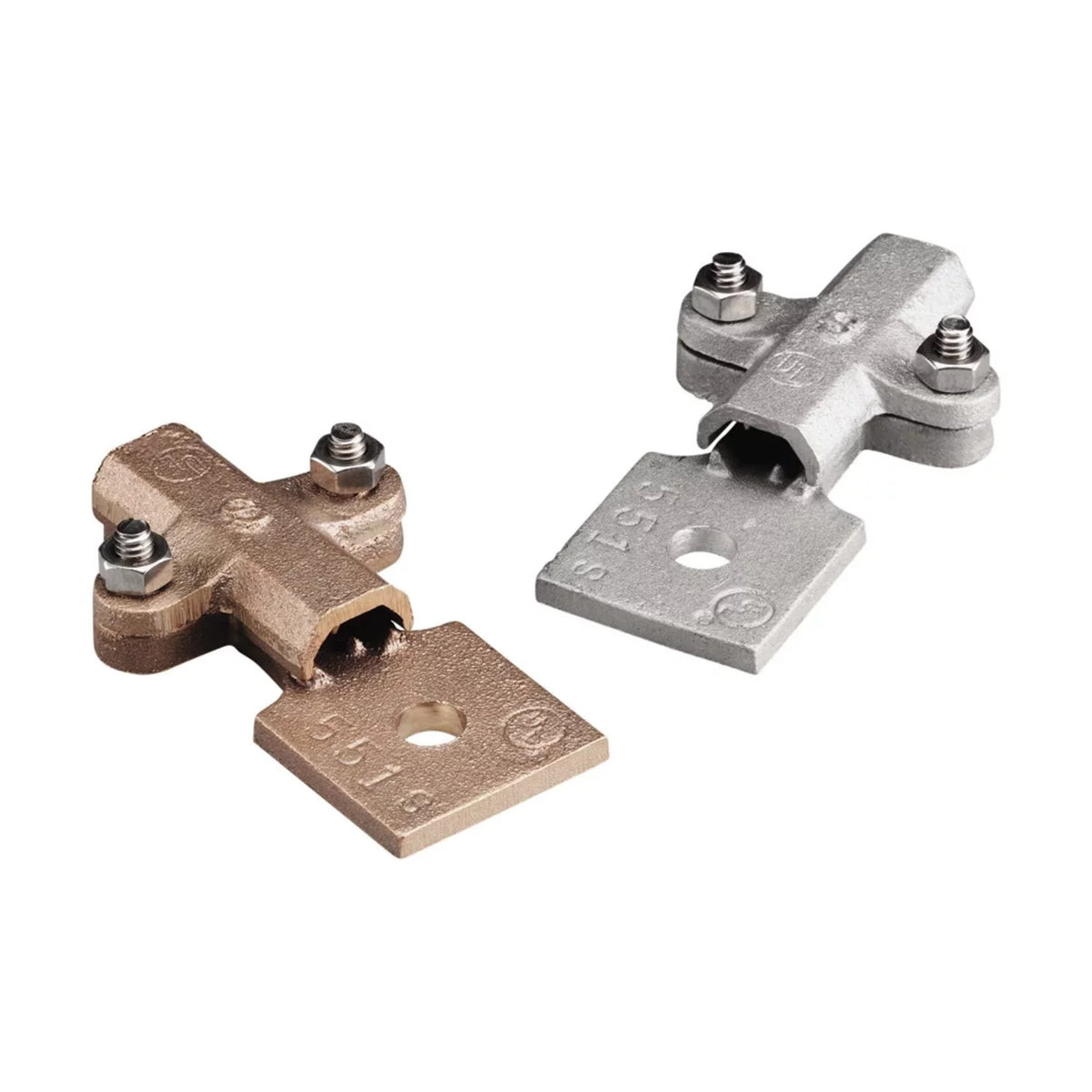 Erico LPA55138 | Cast Bonding Lug, Aluminum, Bare, 7/16" Hole