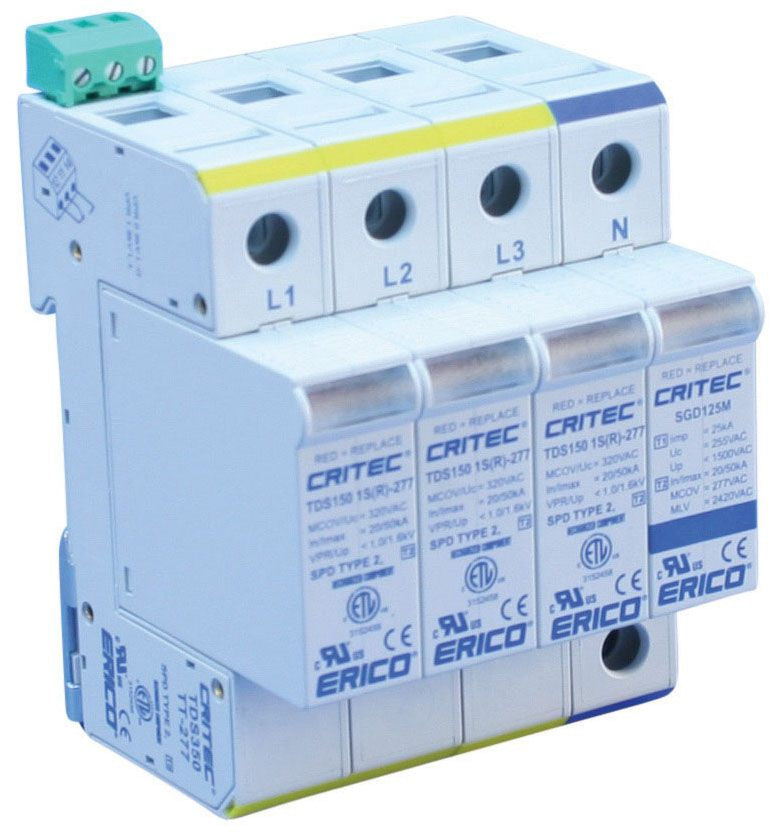 Erico TDS350TT560 | Grounding, Diverter, Td, 3Ph, Tt, 56
