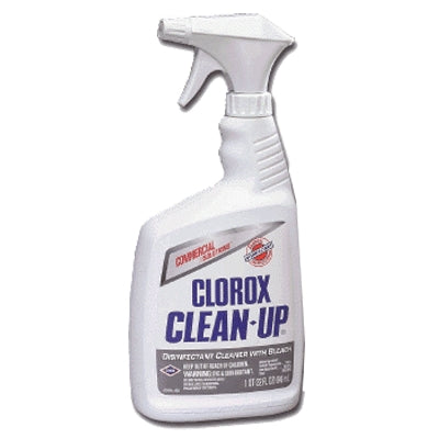 Essendant Receivables CLO35417CT | Clorox Clean-Up Disinfectant Cleaner with Bleach 32 Oz. Spray Bottle