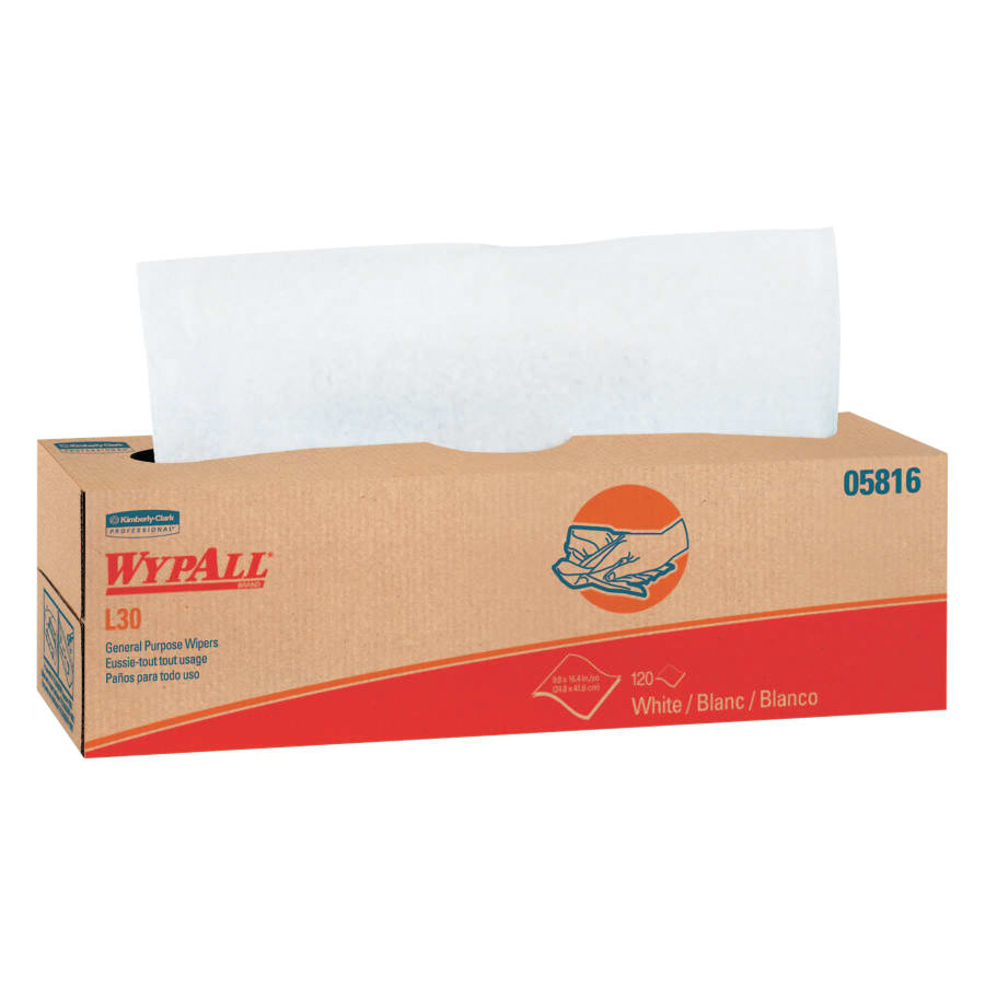 Essendant Receivables KCC03086 | Cleaning Towel, 16-2/5 in., 1-Ply, Cloth Like, White