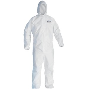 Essendant Receivables KCC44323 | Kimberly-Clark Professional KleenGuard A40 Coveralls, Ankles and Hood, Large