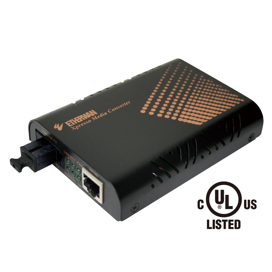 Etherwan Systems EL200CA-5 | Fast Ethernet to Single Strand Fiber Media Converter (WDM)