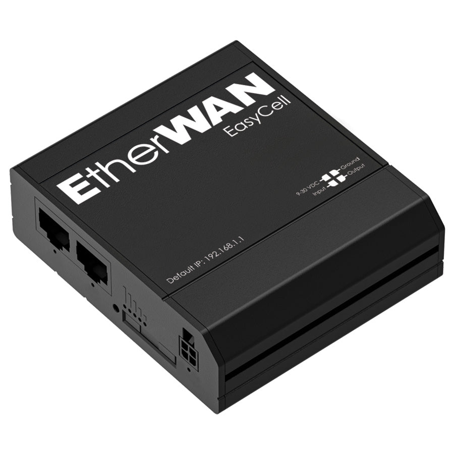 Etherwan Systems EASYCELL | Hardened 4G LTE CAT4 Router w/HexaCloud Device Monitoring & WAN Failover