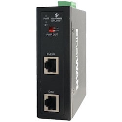Etherwan Systems SPL90BT | Hardened Gigabit PoE Splitter with 802.3Bt PoE, 90W Max Power Input