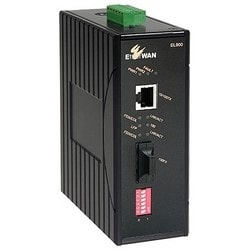 Etherwan Systems EL900-A-B-1-A | Media Converter, Hardened, Multimode, 10/100Base-Tx To 100Base-Fx Sc , 2 Kilometer, 10 To 48 Volt Dc Terminal Block, 0.36/0.09 Ampere At 12/48 Volt Dc, 4.32 Watt
