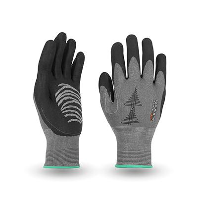 Eureka Safety 15-1TVIB-10 | 15-1 Transient Anti-Vibration Gloves, Gray, Size 10