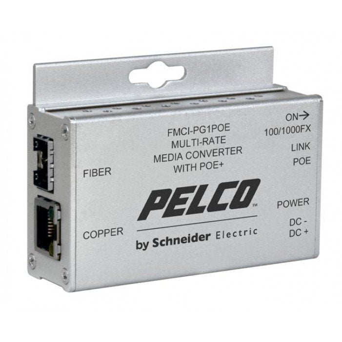 Pelco FMCI-PF1POE - CONVERTER - 100MBPS MEDIA CONVERTER