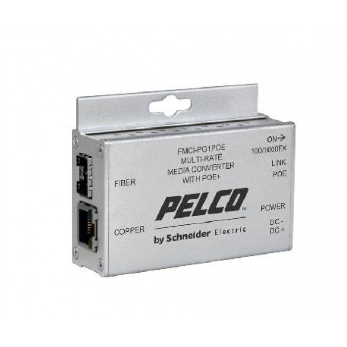 Pelco FMCI-PG1POE - CONVERTER - 1000MBPS MEDIA CONVERTER