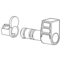 Falcon Lock 1408BDC | Door Lock Cylinder Construction Core, Disposable, for 6/7-Pin Door Lock SFIC Cylinder