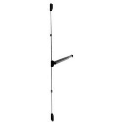 Falcon Lock 19-V-EO SP28 36 X 84 | Exit Device, Surface Vertical Rod Touchbar, Panic Exit Hardware, Exit Only, Non-Handed, 84" Length x 36" Width, Powder Coated Aluminum