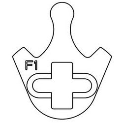 Falcon Lock 5622-STD | Door Lock Cylinder Cam, Outside, Standard, for MA Series Door Lock Conventional Mortise Cylinder