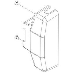 Falcon Lock 650385 BLACK | Exit Device Center Case Cover Kit, Black with Screw, for 19-V Series Door Exit Device