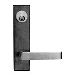 Falcon Lock 912L SP28 RHR | Exit Device Control Trim, Dane Lever, Right Hand Reverse, Powder Coated Aluminum, for 19 Series Door Exit Device