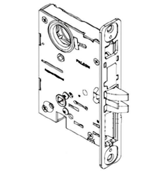Falcon Lock A7822 | Door Mortise Lock Case, for MA321 Series Door Mortise Lock