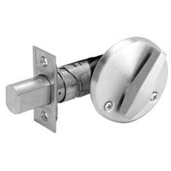 Falcon Lock D261 626 | Door Deadlock, Medium Duty, Lipless Strike, Inside Only, Thumbturn, 2-3/4" Adjustable Backset, Satin Chrome