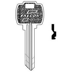 Falcon Lock KB577 Q | Door Lock Key Blank, Standard, 6-Pin, Q Keyway, for Conventional Cylinder