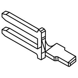 Falcon Lock Q330-168 | Door Lock Cylinder Tailpiece, for W Series SFIC Cylinder