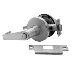 Falcon Lock T301S Q 626 | Door Cylinder Lock, Extra Heavy Duty, Quantum Lever, Springlatch, 2-3/4" Backset, Satin Chrome, for Privacy