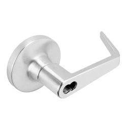 Falcon Lock T511BD D 626 | Door Cylinder Lock, Extra Heavy Duty, Dane Lever, Deadlatch, 2-3/4" Backset, Satin Chrome without SFIC Cylinder, for Entry/Office