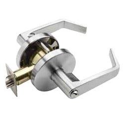 Falcon Lock W301S D 626 | Door Cylinder Lock, Medium Duty, Dane Lever, Springlatch, 2-3/4" Backset, Satin Chrome, for Privacy