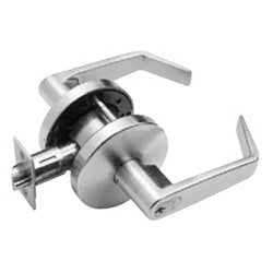 Falcon Lock W561BD D 626 | Door Cylinder Lock, Medium Duty, Dane Lever, Deadlatch, 2-3/4" Backset, Satin Chrome without SFIC Cylinder, for Classroom