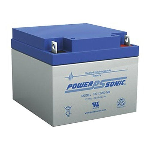 Fire-Lite Alarms BAT-12120-BP | 12V 12Ah Sealed Lead-Acid Battery, 4-Unit Bulk Pack of BAT-12120