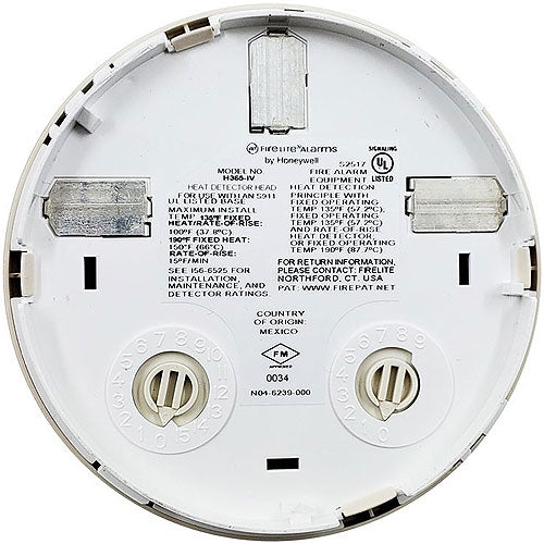 Fire-Lite Alarms, Inc. H365HT-IV | ADDRESSABLE HEAT DET (HIGH); IV, Honeywell International