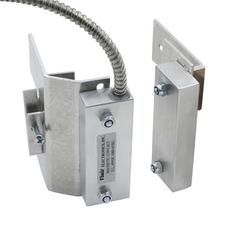 Flair Electronics 1000-64VG BMS | Clamp-On Heavy Duty High Security Surface Mount Balanced Magnetic Contact -DPDT