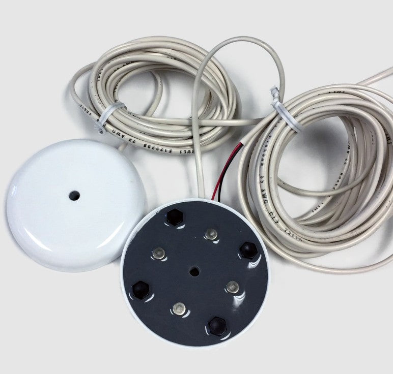Flair Electronics 3000-H2O WHT | Waterguard Sensor, 5 to 24 VDC, 1 to 200 mA, Polypropylene, Gray/White, 12 in.
