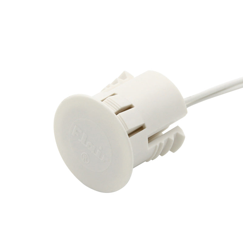 Flair Electronics VIP48A WHT | Recessed Switch, Steel Frames And Wood, Recessed, N/O, Wired, Closed, Electrical, 100VDC/VAC, White