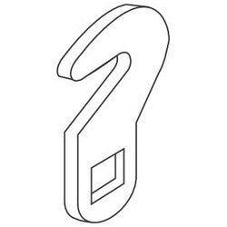 Fort Lock 201 FORT | Cam Lock Hook, 1.842" Length x 1-1/8" Width