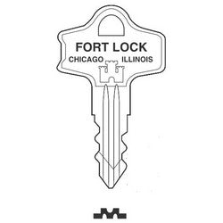 Fort Lock K775 | Lock Key Blank, For 9000 Series 6 Disc Tumbler Lock