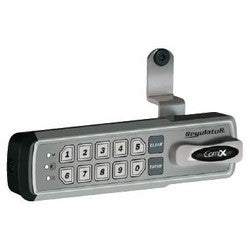 Fort Lock REG-M-L-3 | Cabinet Manual Locking Regulator, Standard Knob, Standard Cam, Left Hand Mount, 1-3/16" Cylinder Length, Silver