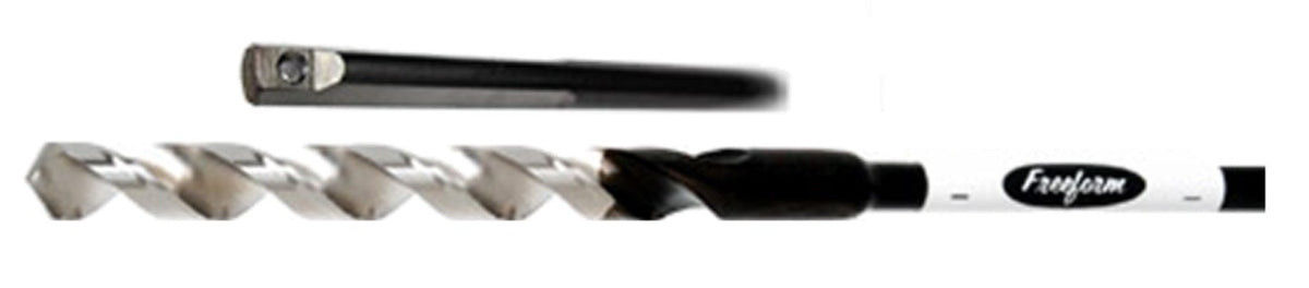 Freeform Research & Development 1272B | HSS Drill Bit, 1/2 in. Diameter, 72 in. Length, 1/4 in. Bell Hanger Shank