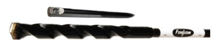 Freeform Research & Development 3872C | Masonry Drill Bit, Carbide, 3/8 in. Diameter, 72 in. Length, Heavy-Duty Bell Hanger Shank