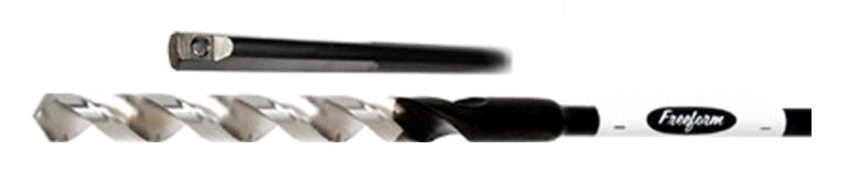 Freeform Research & Development F58B | HSS Drill Bit, 0.257 in. Diameter, 58 in. Length, 1/4 in. Bell Hanger Shank