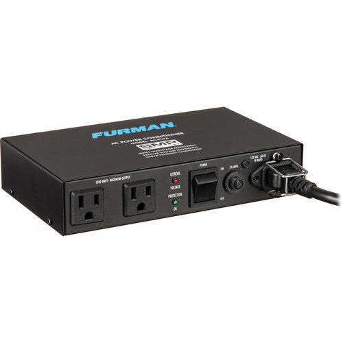 Furman AC-215A | Power Conditioner, 10 A, 2 Rear Outlets, 1.75 x 5 x 8.5 in.