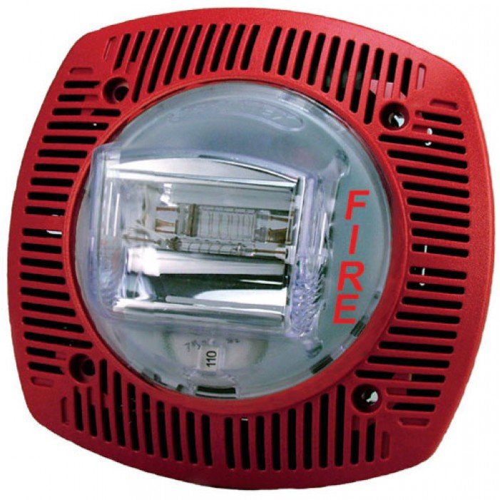 Bosch G-SSPK24WLPR | Wall Speaker/strobe 15-110cd 24V, Red