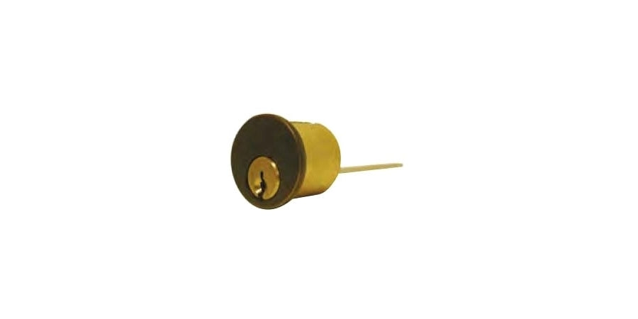 GENERAL LOCK RC6 SC 10B KA2 | Rim Cylinder- 6-Pin- Schlage C Keyway- Keyed Alike- 2-Key Blank- Solid Brass- Oil Rubbed Dark Bronze