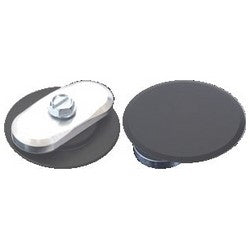 GKL Products ADD1D | Door Hole Filler Disc Kit, 1-5/8" Diameter Disc, Aluminum Bronze Finish, Includes (2) Discs, (2) Brackets, (2) Screws