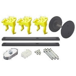 GKL Products B1D | Door Modification Kit, Bronze, Includes Snap-In Bridges, Blank Faceplates, Screws, Shims