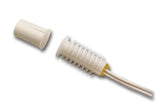 George Risk Industries (G.R.I.) 2120-12-W | 3/8" Ribbed Recessed Switch Set, White, Standard Gap 1/2", Closed Loop
