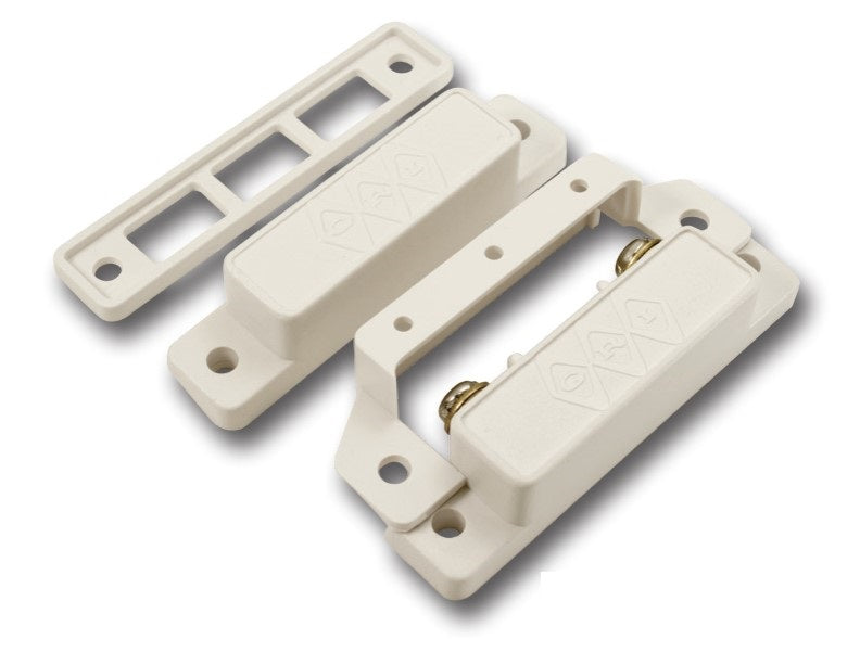 George Risk Industries (G.R.I.) 29AWG-B W/1K | Surface Mount Magnetic Reed Switch Set, Brown, Closed Loop, Wide Gap Up To 1-1/2", Top Terminals, Covers, 1K Resistor