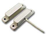 George Risk Industries (G.R.I.) 29PAXWG-W | Surface Mount Magnetic Reed Switch Set, White, Closed Loop, Extra Wide Gap Up To 2", Jacketed Cable