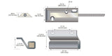 George Risk Industries (G.R.I.) 4532-60 | Miniature,Overhead,Floor Mt 60" Lead