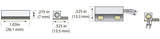 George Risk Industries (G.R.I.) 50F-12-B-BA | Brake Away Flange, Screw Mount