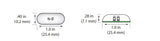 George Risk Industries (G.R.I.) 700-T-B | Capped Miniature Surface Mount Switch, Set, Wide Gap, Brown, Closed Loop, Terminal Connection