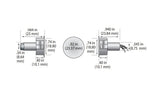 George Risk Industries (G.R.I.) AA180-A-W | 3/4" Rec. Steel Door Switch Set