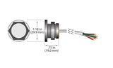 George Risk Industries (G.R.I.) CT3-2-1 | 12-24Vdc, Momentary Touch Sensor, C Form
