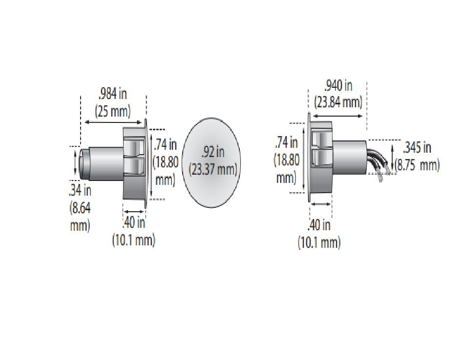 George Risk Industries (G.R.I.) MS180-12-W | Switch Set, 180-12 3/4" Steel Door